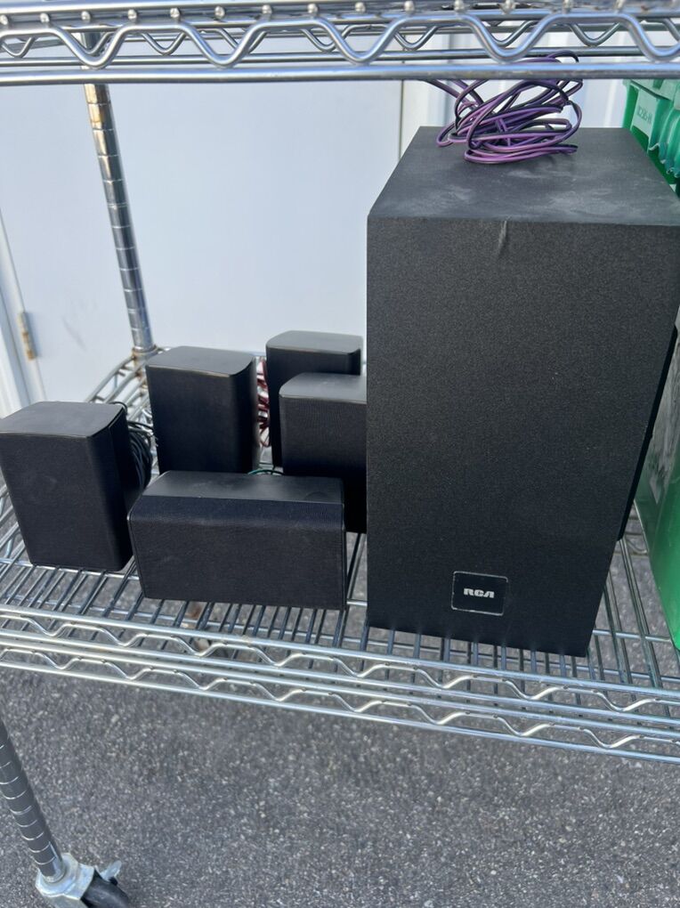 RCA Subwoofer And Speakers Set