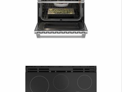 CAFÉ™ 30" Smart Slide-In, Front-Control, Radiant and Convection Double-Oven Range