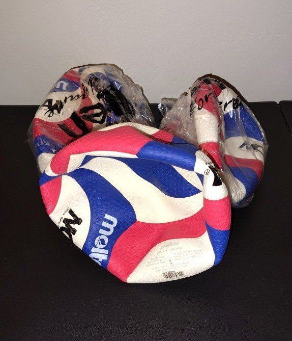 Molten FLISTATEC V5M5000 NCAA Approved Volleyball Red White Blue Official Size