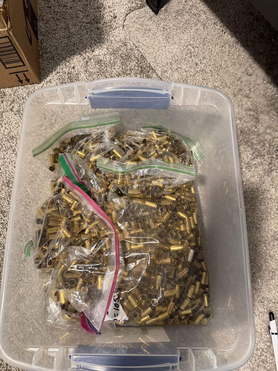 9mm Reloading Brass