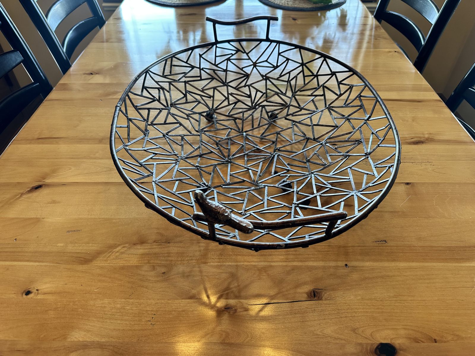 Metal Wall Art / Decorative Fruit Bowl