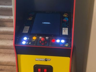 Arcade1Up Pac-Man Deluxe Arcade Machine, 17" Display, 10+ Games