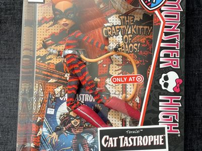 Monster High Power Ghouls Toralei Stripe Cat Tastrophe Doll NIB Target Exclusive