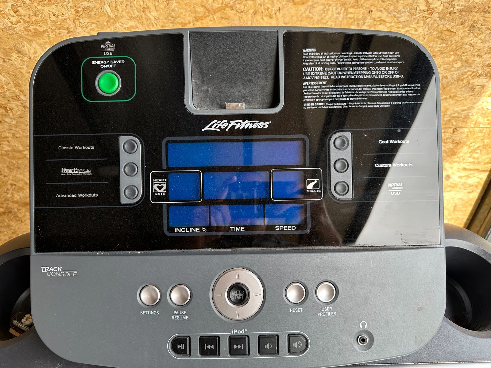 Life Fitness Professional Home Treadmill w/ Track Connect Console