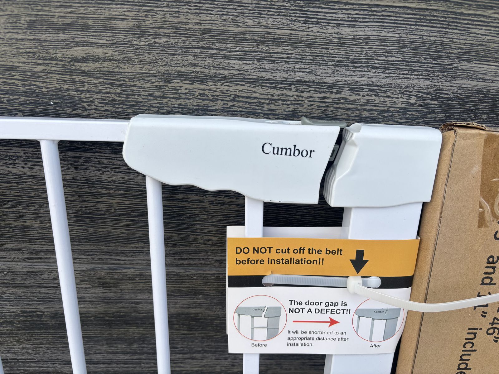 Cumbor Baby Gate With Extension - Never Used