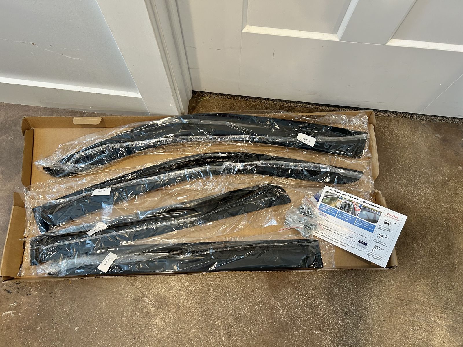 New Window Visors Rain Guards Nissan Frontier Crew Cab
