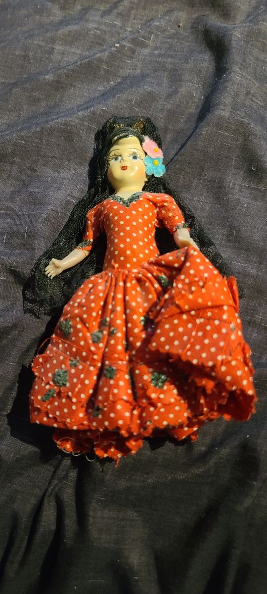 Vintage Spanish Senorita Doll 