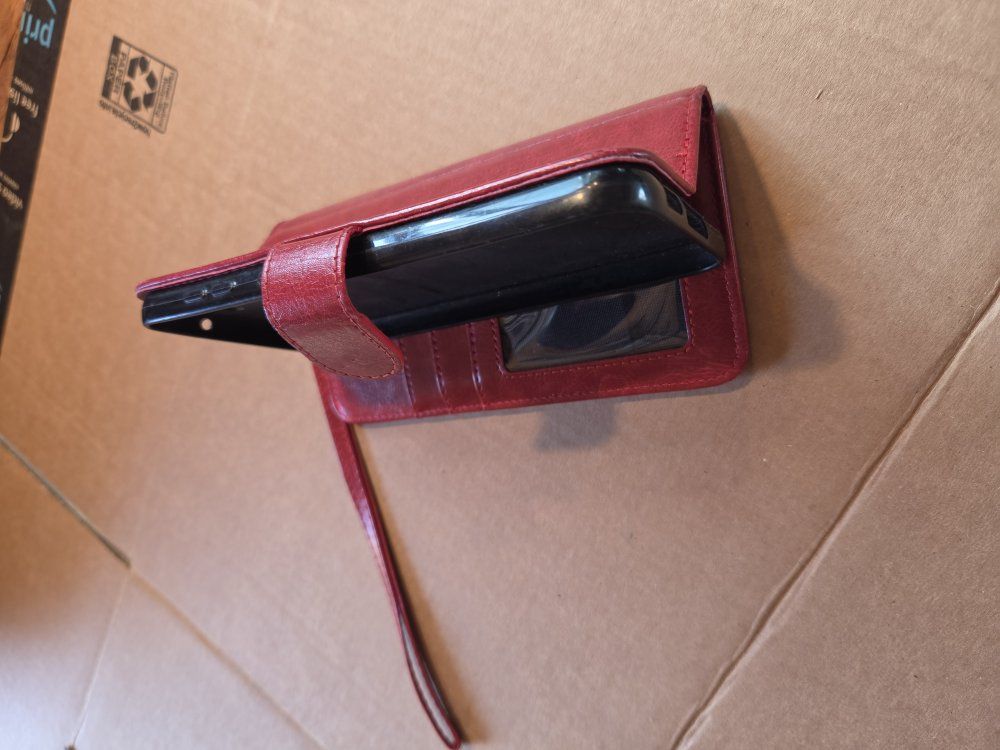 Samsung S23+ leather wallet cell phone case