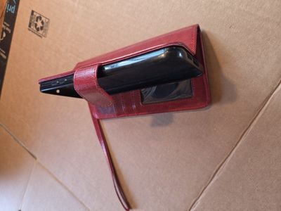 Samsung S23+ leather wallet cell phone case