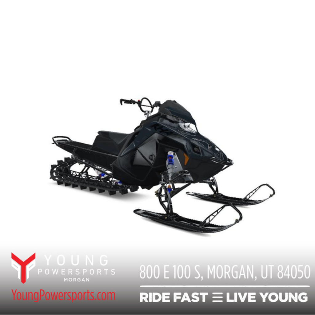 2026 Polaris® Patriot Boost RMK Khaos 165 Gloss Black / Blue Dusk