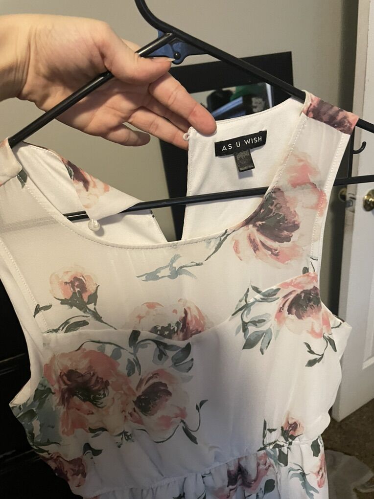 Beautiful High Low Flower dress