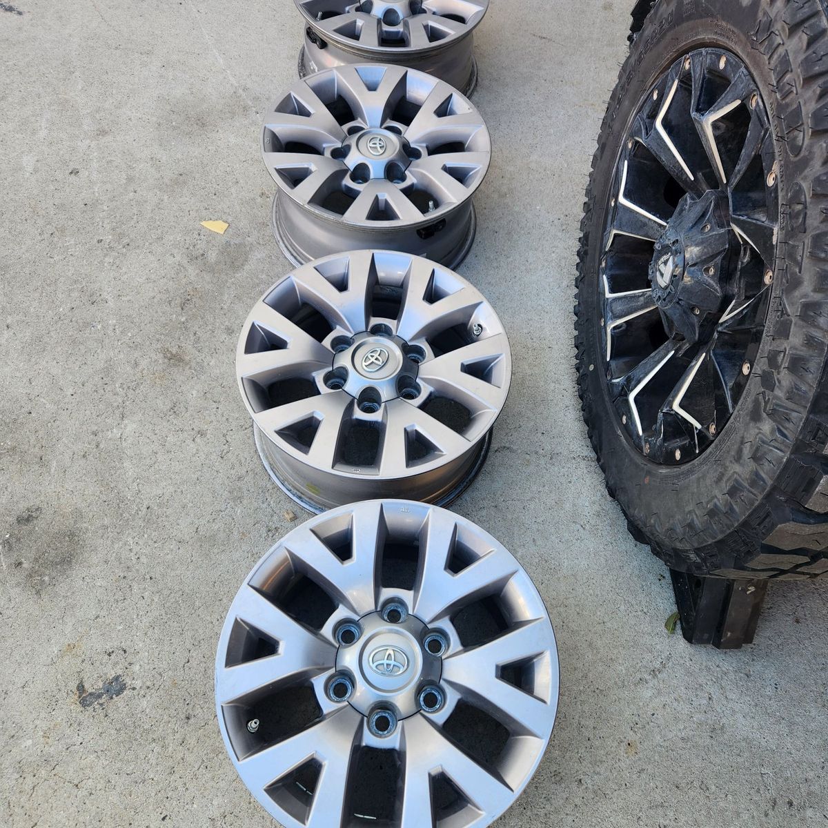 2016 toyota tacoma stock wheels set of 4
