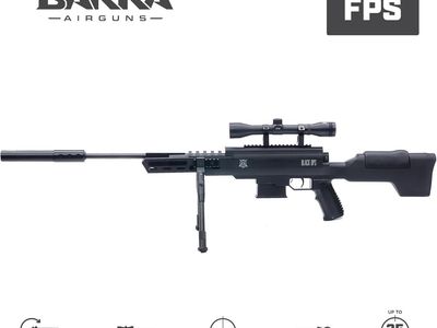 Barra Black Ops Sniper S .22 Cal Pellet Rifle — Loaded w/ Extras