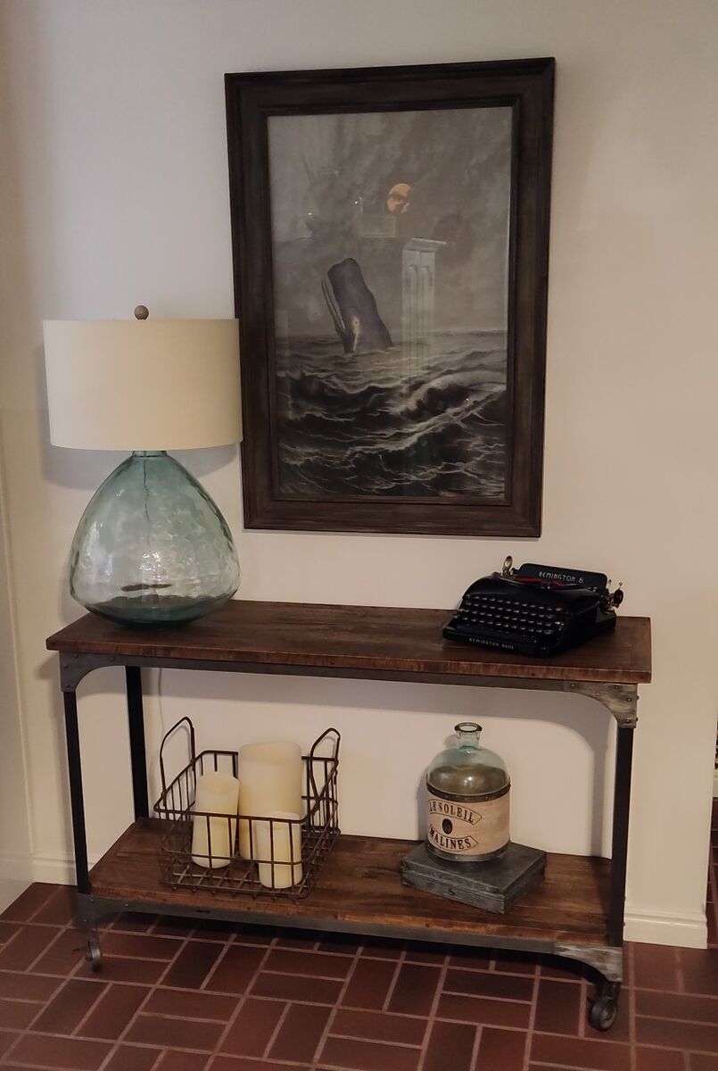 Aiden Wood and Metal Console Table