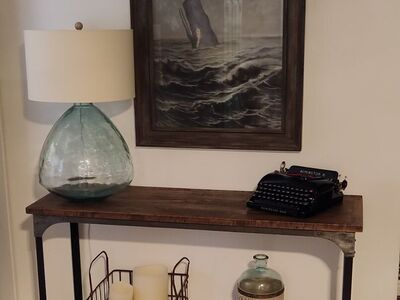 Aiden Wood and Metal Console Table