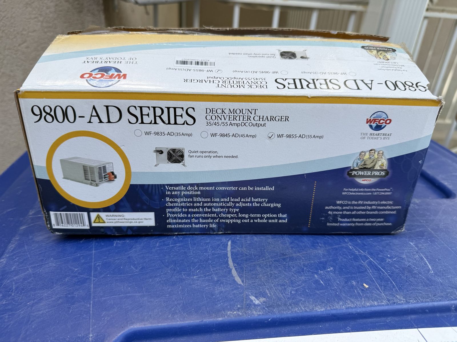 RV  55 amp Power converter/battery charger