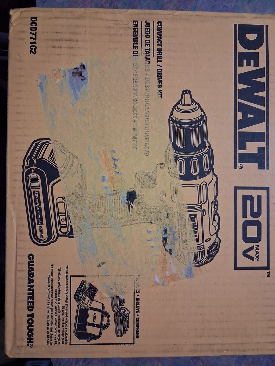 DeWalt 20v brushless compact drill kit