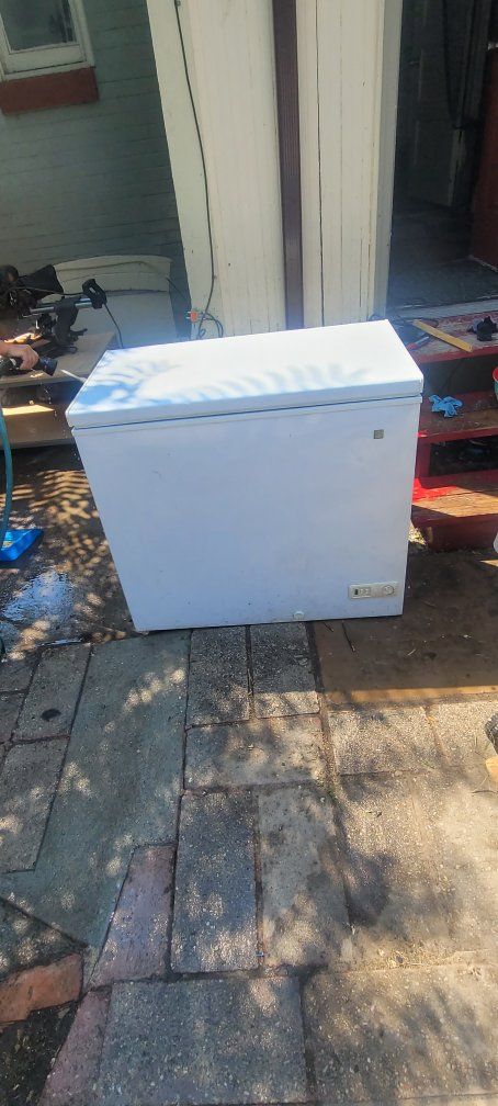 White Chest Freezer