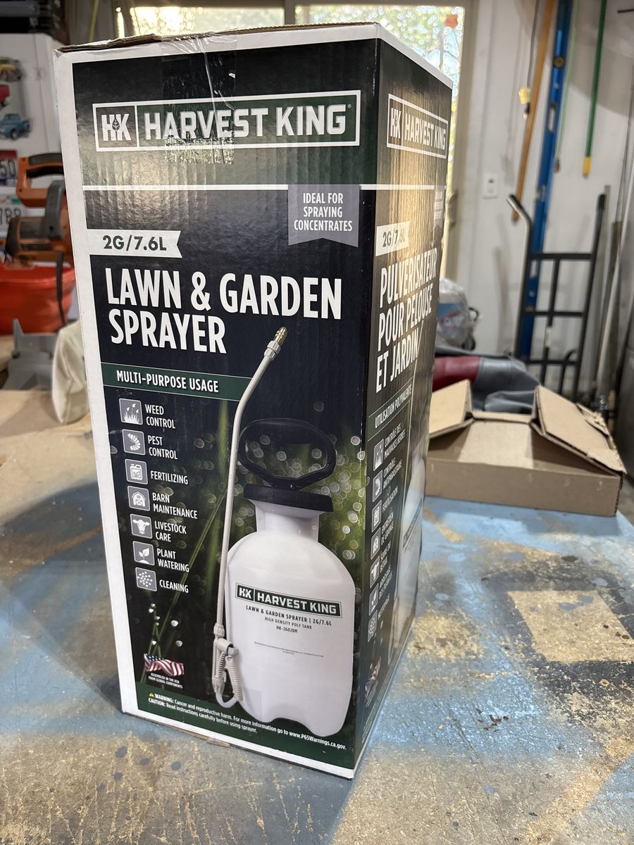 Lawn and garden sprayer