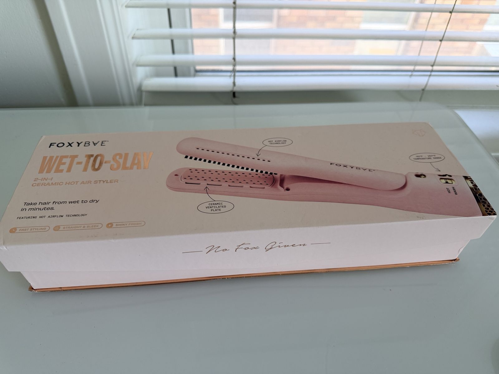 FOXYBAE “Wet-to-Slay” 2-in-1 Ceramic Hot Air Styler