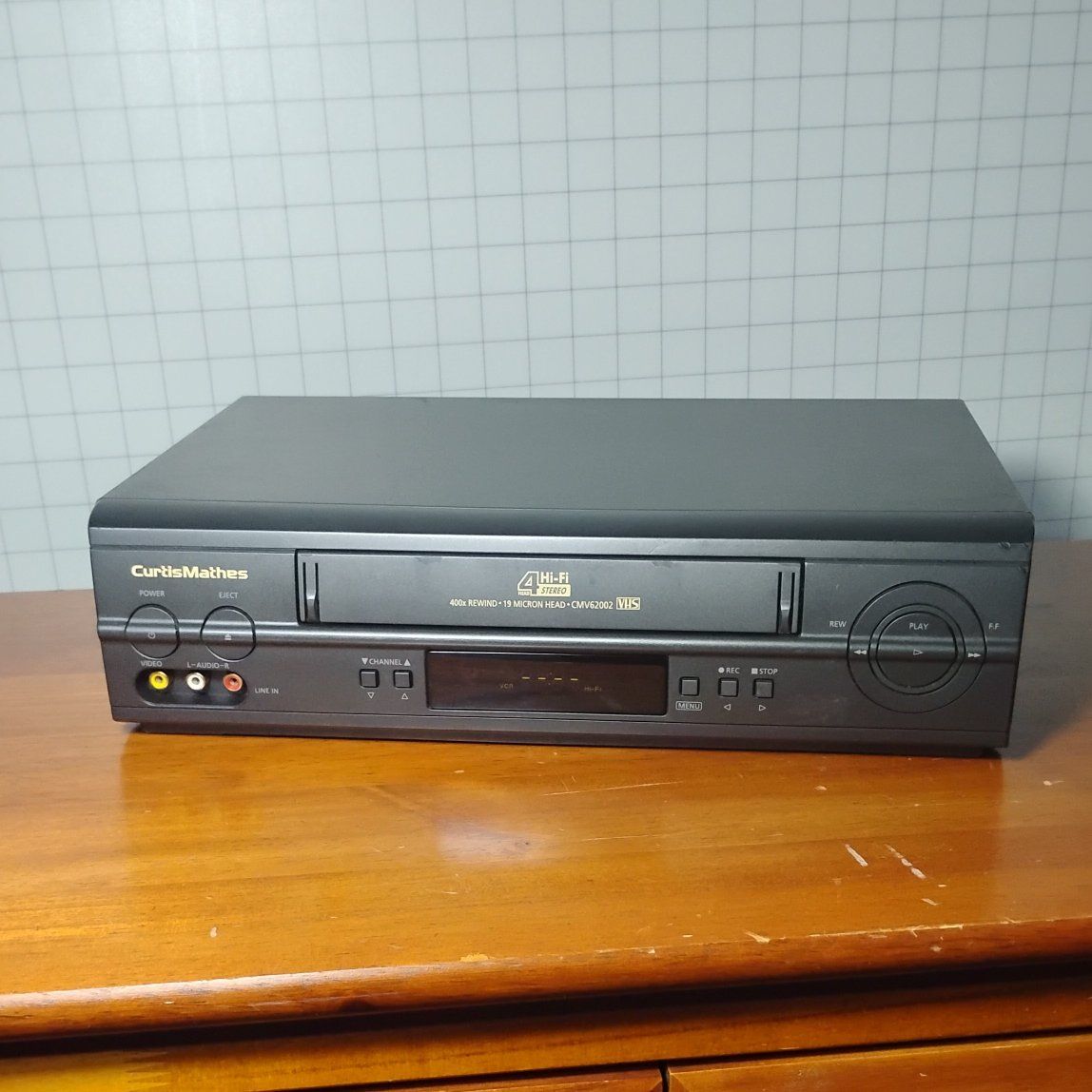 Curtis Mathis VCR VHS video cassette player