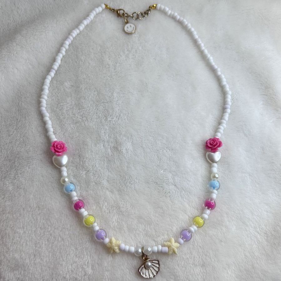 Handmade Beaded Necklace & Bracelet Sets, Mixed Charms, Colorful Accents