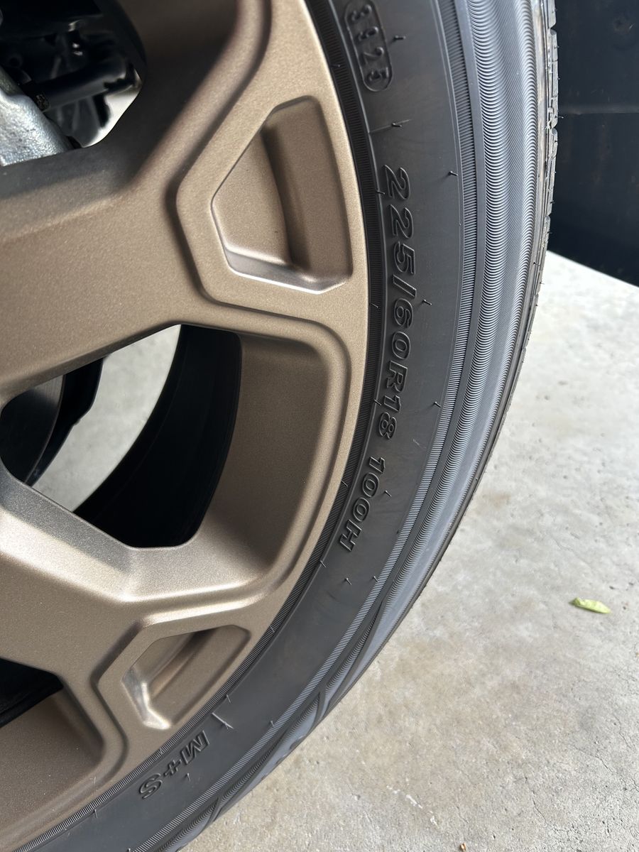 225/60R18 GeoTour tires set of 3