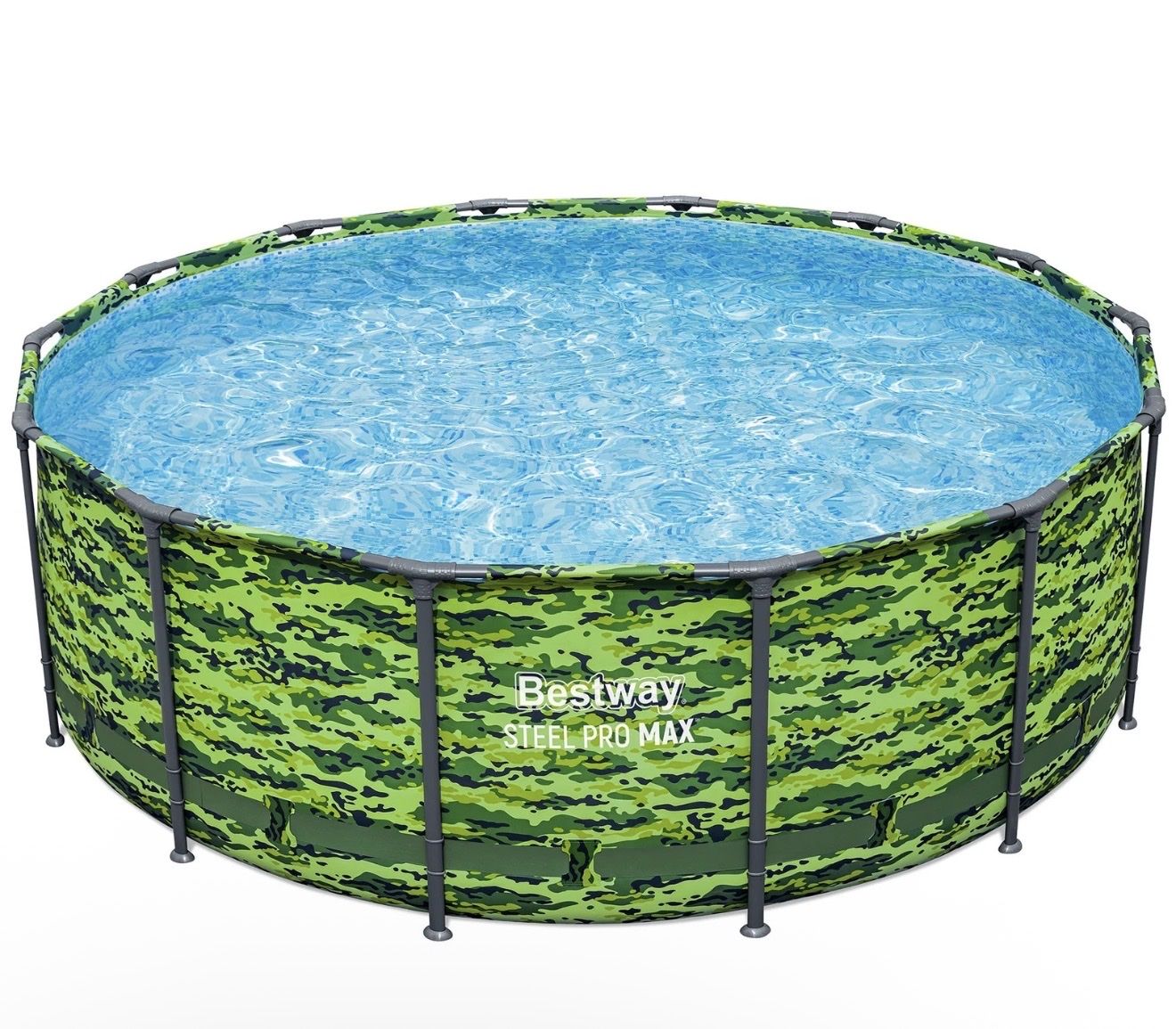 Steel Pro Max 14'x48" Camo Above Ground Pool Set