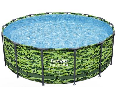 Steel Pro Max 14'x48" Camo Above Ground Pool Set