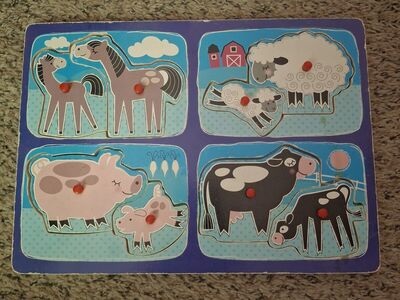 FREE Farm Animal Puzzle