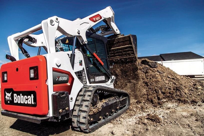 Bobcat CTL Track Skid Steer for Rent - Bobcat T595 with Enclosed Cab