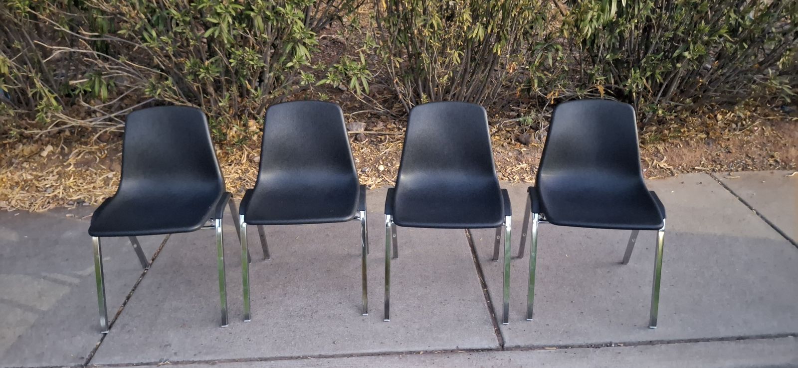 (4) Commercial Stackable Chairs
