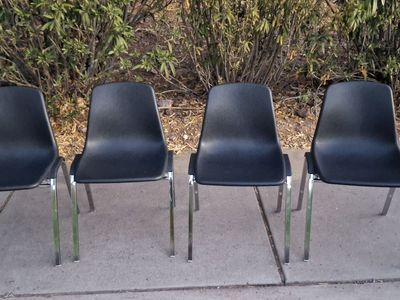 (4) Commercial Stackable Chairs
