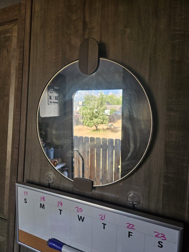 small circle mirror