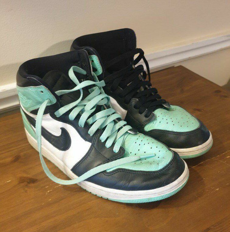 Men's Nike Air Jordan 1 Green Glow