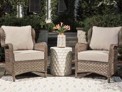 Wicker Chairs and Table