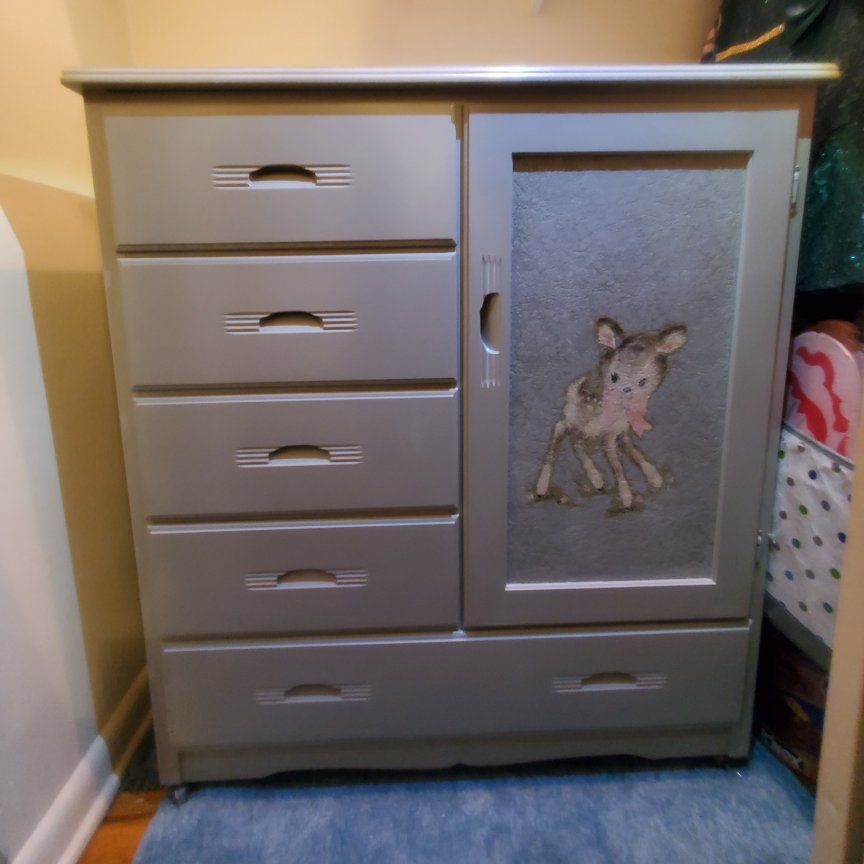 Vintage baby chifforobe dresser wardrobe