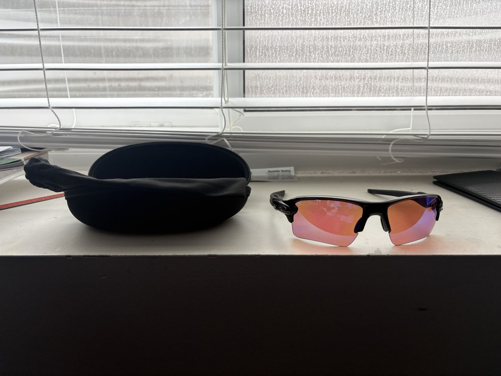 Oakley Flak 2.0 XL Sunglasses - Black Frame, Prizm Ruby Polarized Lenses, Brand New