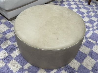 Leather Ottoman