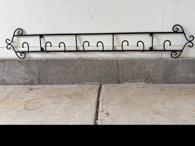Rod Works Iron Wall Mounted Plate Rack