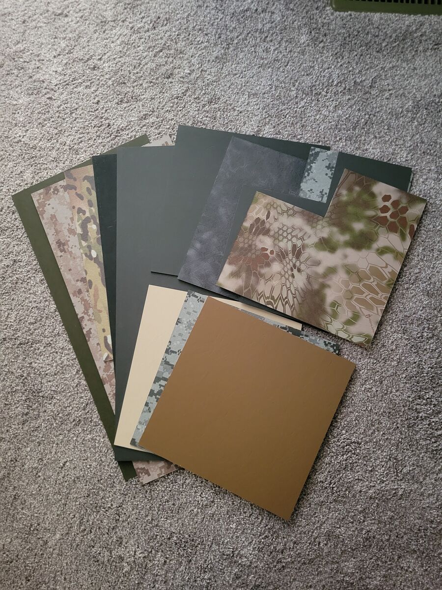 Kydex sheets, multiple patterns