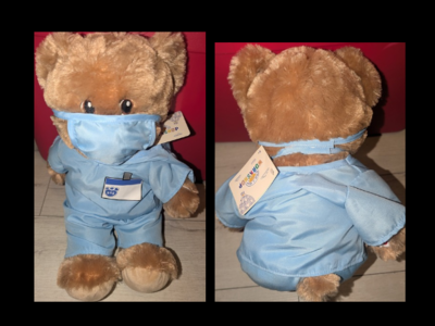 With Tag BAB Build A Bear Doctor / Nurse Plush Doll 14" Tall