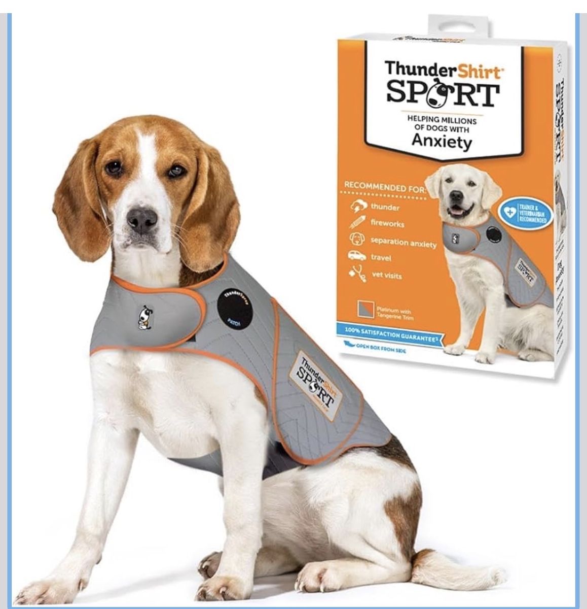 Thundershirt "Sport" Vest For Dog Anxiety