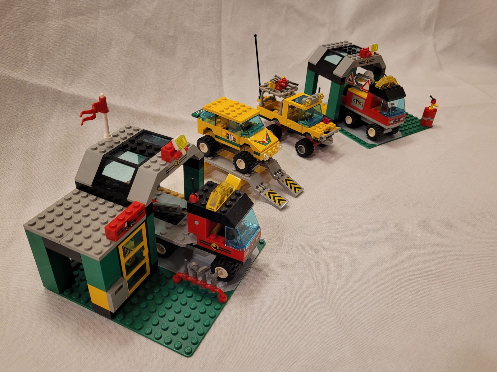 Classic Lego Offroad Vehicles, Highway Rescue Trucks, and Garages