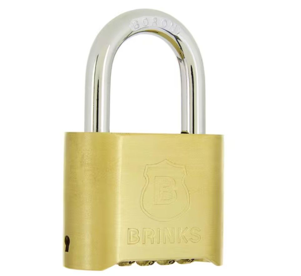 2-in. (50 mm) Solid Body Resettable 4-Dial Combination Padlock, 1-1/2 in. Shackle