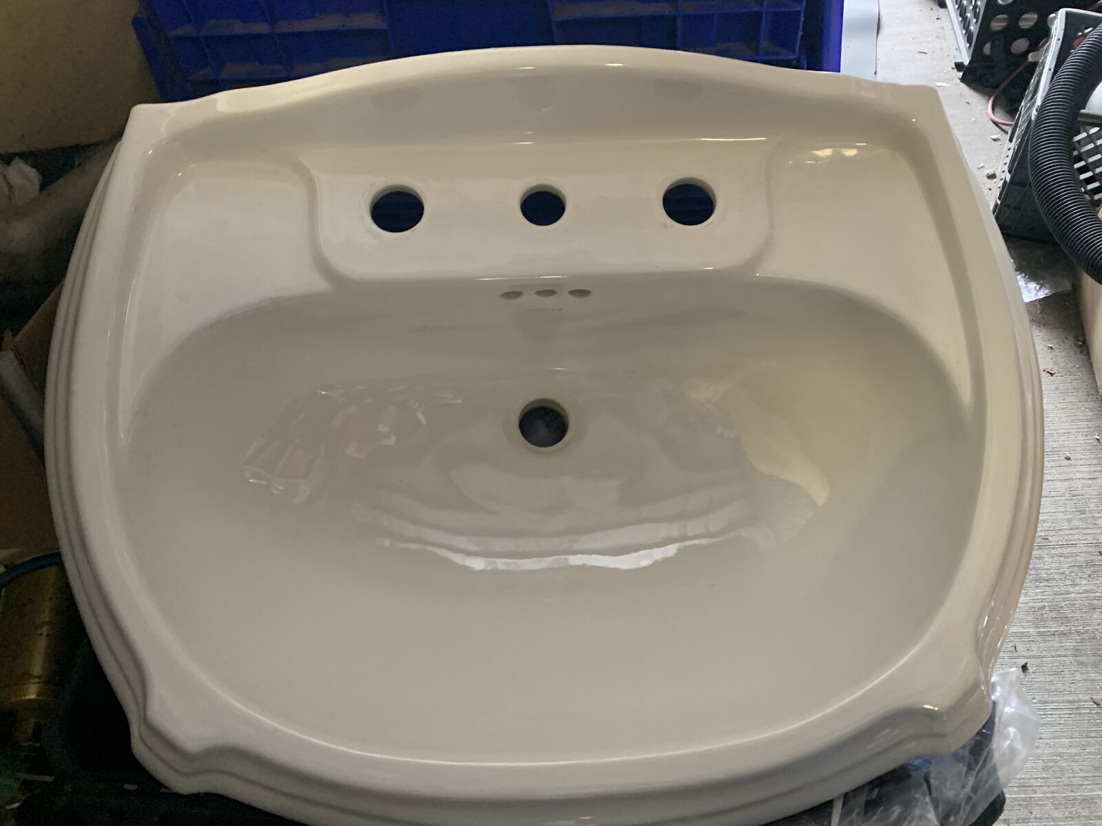 Kohler Portrait Pedestal Sink Basin Biscuit