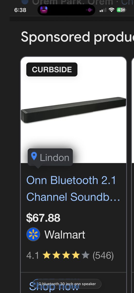 Onn 30 Bluetooth Speaker