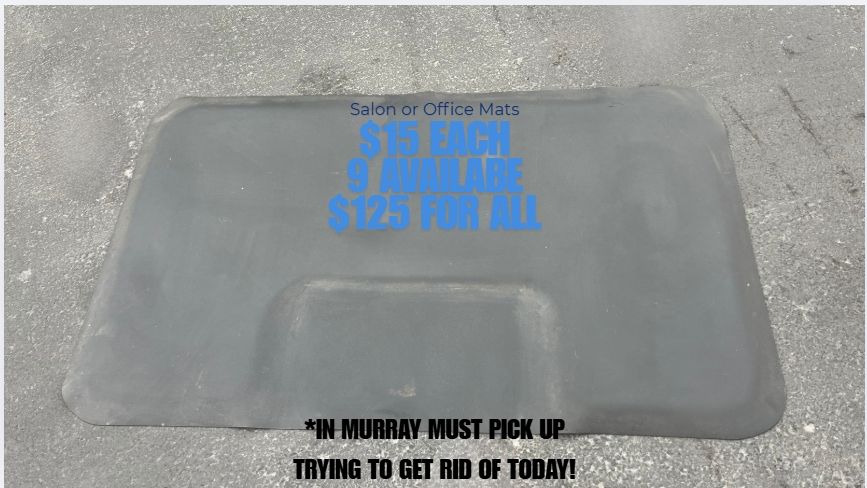 Black hair or office mat