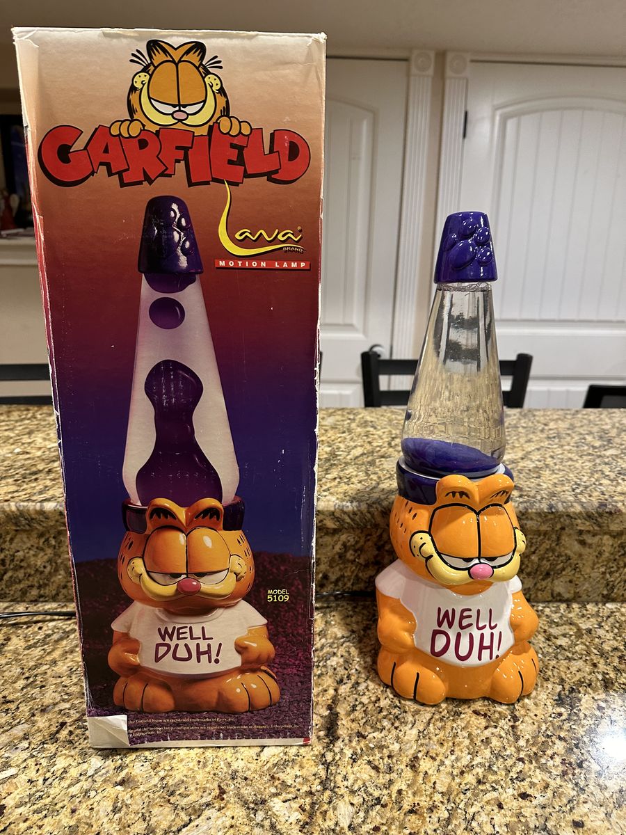 Vintage Garfield Lava Lamp