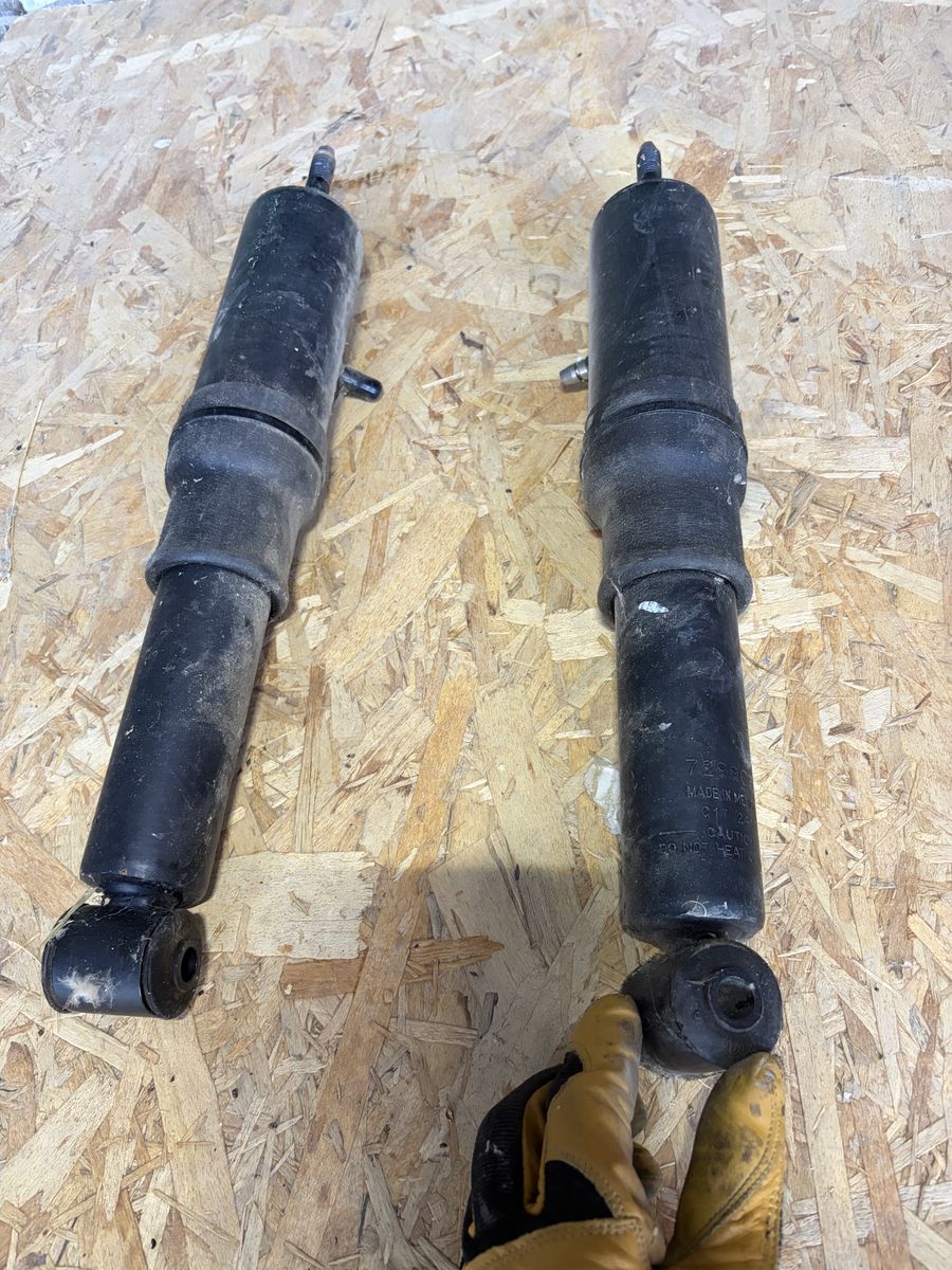 Pair of Shock Absorbers - Stamped 729806 - Unidentified, Sold As-Is
